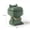 Green - Hippo - Cement Material, variant on Hippopotamus ashtray with lid, creative and personalized, trendy ins-style, for home, living room, office, cartoon decoration