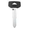 Hy-Ko Automotive Coated Key Blank, Solid Brass, Rubber Head, Silver