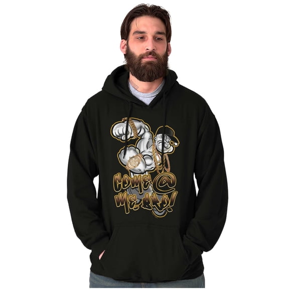 Urban Popeye Come At Me Bro Cartoon Hoodie Sweatshirt Women Men Brisco Brands S