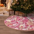thumbnail image 5 of Rateoe Sweet Pattern Christmas Tree Skirt with Ties , Christmas Tree Decorations, Farmhouse Christmas Decor Xmas Holiday Decorations-36", 5 of 6