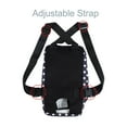 thumbnail image 2 of Unique Bargains Front Chest Dog Backpack, Black & White, 2 of 7