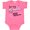 Hot Pink, variant on Inktastic For My Grandma-Breast Cancer Awareness Boys or Girls Baby Bodysuit