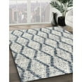 thumbnail image 2 of Ahgly Company Indoor Rectangle Contemporary Silver Gray Trellis Area Rugs, 4' x 6', 2 of 6