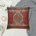 thumbnail image 2 of Nawypu  Throw Pillow Cover Case Antique Oriental Turkish Carpet Pattern Print Red - Soft Pillow Case for Decorative Bedroom/Livingroom/Sofa/Farm House - Cushion Covers, 2 of 5