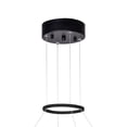 thumbnail image 3 of CWI Lighting Rosalina Contemporary Metal LED Chandelier in Matte Black, 3 of 5