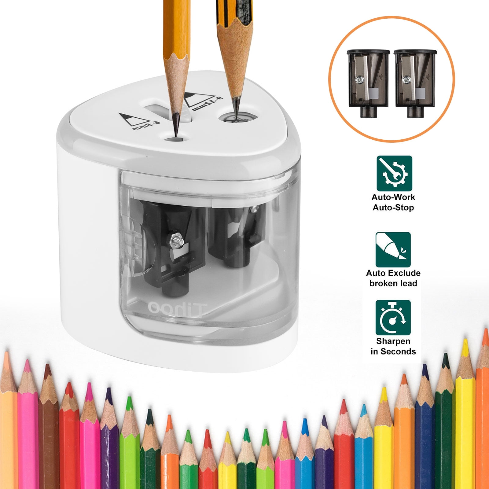 Electric Pencil Sharpener, EEEkit Battery Operated Pencil Sharpener