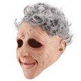 thumbnail image 2 of Máscara de cara de abuela de resina realista para mujer mayor, Halloween, 2 of 3