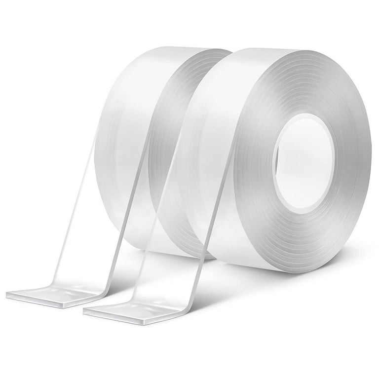  Double Sided Tape for Walls (2 Pack)- Heavy Duty