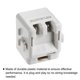 thumbnail image 4 of ER61005518 Paquete de 2 Capacitor de Relé de Sobrecarga 1.8x1.4x1.4 Pulgadas Protección 61005518 12002782 AP4009659, 4 of 6