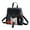 Black, variant on Mepaouo Women's Flap Backpack Trendy Leather Shoulder Travel Daypacks Top Handle Purse Bags()