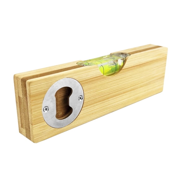 lanema Practical Wood Tool with Opener Wood Level Tool & Bottle Opener for Enthusiasts
