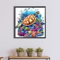 thumbnail image 4 of Pintura de diamante 5D DIY Taladro redondo completo Tortugas marinas Decoración del hogar Arte Artesanía JShteea El nuevo, 4 of 9