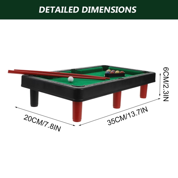 Jeu de Table Mini Billard - Divertissement Compact et Amusant