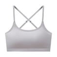 thumbnail image 5 of Seamless Bras for Women Adjustable Strap Cross Back Padded Full Coverage Bra Everyday Bra, 5 of 5