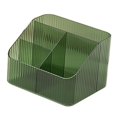 thumbnail image 3 of AMLESO Cosmetic Storage Bin Divided Makeup Organizer for Vanity Dresser Lightweight 4 Section Green, 3 of 8