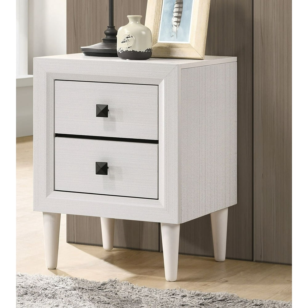 White Bedroom Side Table Nightstand for Living Room Bedroom Walmart