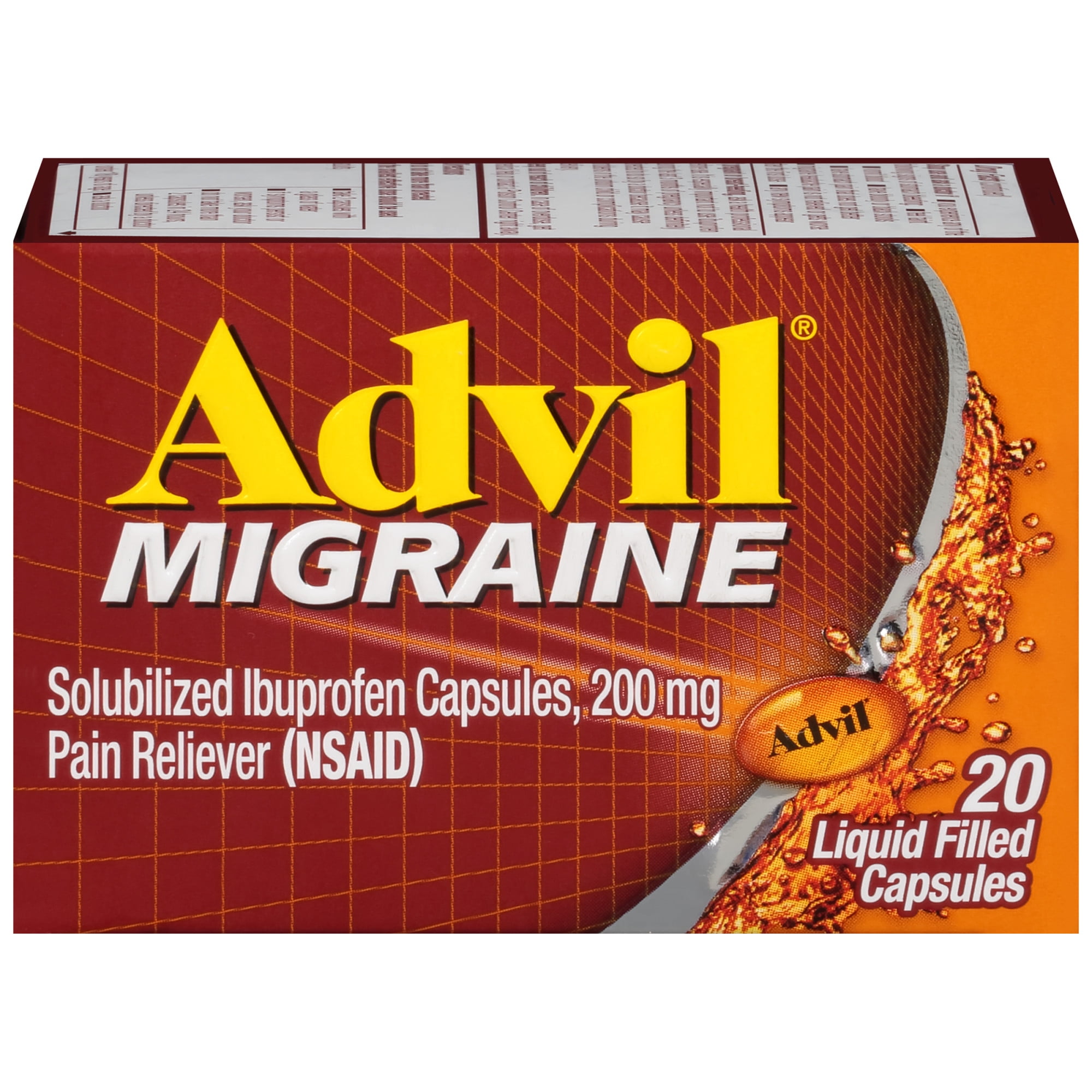 Advil Migraine Headache Relief, Ibuprofen 200Mg for Migraine Relief and