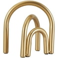 thumbnail image 2 of Studio 350 Gold or Black Metal Overlapping Arch Geometric Sculpture Gold, 2 of 5