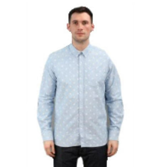 Penfield Men's Blue Indiana Long Sleeve Button Down Shirt Size Small