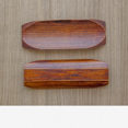 thumbnail image 4 of JUNWELL 2PCS Natural Solid Wood Towel Tray Food Sushi Serving Mini Long Plate Dessert Small Tray Snack Saucer for Home Hotel (Kemu), 4 of 5