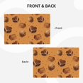 thumbnail image 3 of Placemats Set Of 4 / 6, Chocolate Pattern No.9050 Placemats For Dining Table Indoor/Outdoors Heat Resistant Washable Placemats 18" X 12", 3 of 8