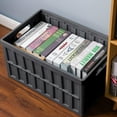 thumbnail image 4 of 64L Collapsible Storage Bins with Lids Plastic Storage Containers for Organizing Stackable Storage Box Large Heavy Duty Utility Crates, 2 Packs, 4 of 7