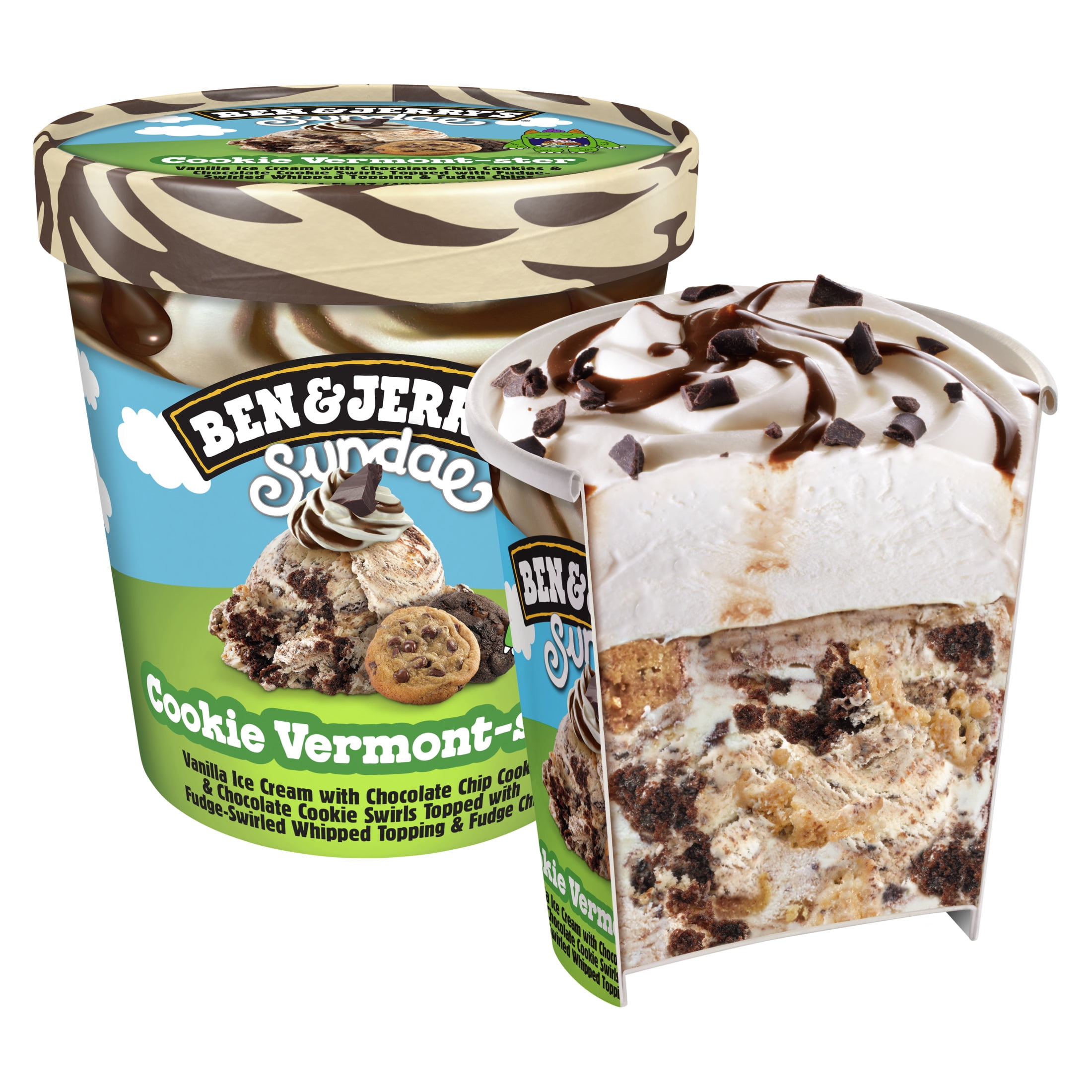 Ben & Jerry's Sundae Cookie Vermont-ster Sundae Vanilla Ice Cream, 14.4 oz