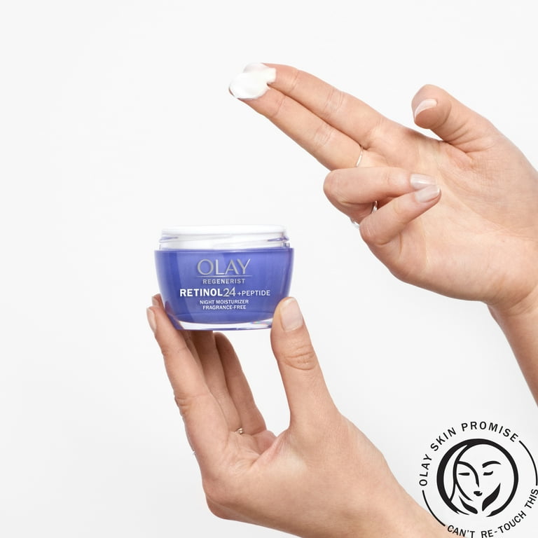 2 pack) Olay Face Moisturizer Retinol 24 Night Cream
