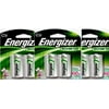 3 - Energizer Rechargeable C Nimh Batteries 2 Pack