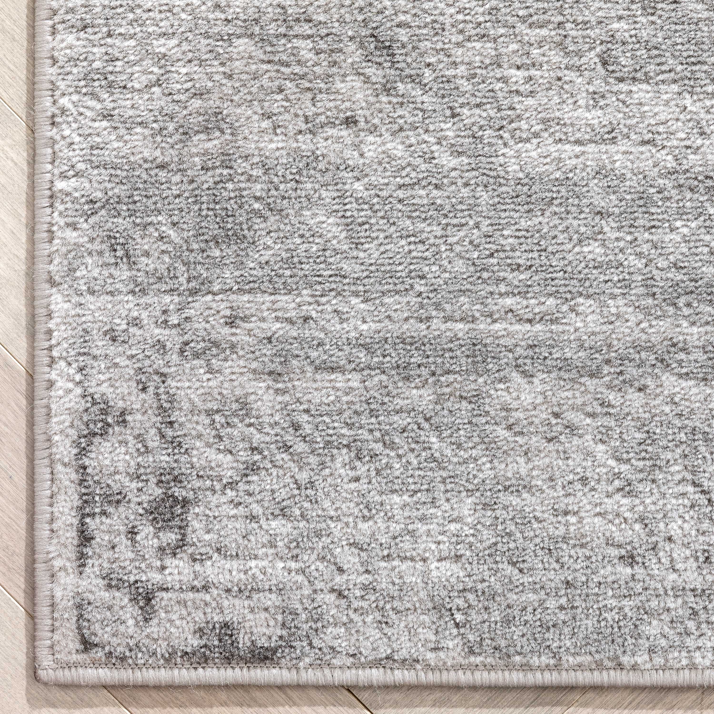 Well Woven Zazzle Thiva Vintage Oriental Grey 2'3" x 7'3" Runner Rug