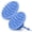 Blue, variant on HEETA Scalp Massager Shampoo Brush 2 Pack, for Dandruff Removal, for All Hair Types, Head Massager Stress Relax, Upgraded Large Design, Blue