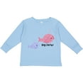 thumbnail image 3 of Inktastic Big Sister with Lil' Brother Girls Long Sleeve Toddler T-Shirt, 3 of 5