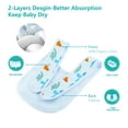 thumbnail image 6 of Baby Bandana Drool Bibs Soft and Absorbent 100% Organic Cotton Bandana Bibs Set for Boys Girls Newborn Unisex 3-36 Months, 6 of 7