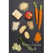 Microplane Gourmet Series Extra Coarse Grater – Stainless Steel Kitchen Tool for Hash Browns, Coleslaw, and Cheese with Soft-Touch Handle