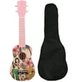 thumbnail image 2 of Unique Pattern Guitar, Hawaiian Guitar Strong Toughness  For Students For Beginners Little Bear Pattern,Girls Pattern,Skull Pattern, 2 of 8