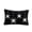 Black 14×20 in, variant on Luckky Halloween Striped Ghost Throw Pillow,Cute White Plush Ghost Decorative Cushion,Indoor Holiday Pillow for Sofa,Bed,Home Halloween Decor