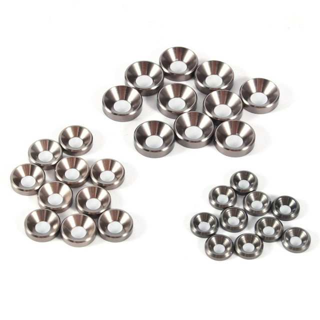 LAFGUR 10 Pcs Joint de Tête Plate Coloré en Alliage d'Aluminium