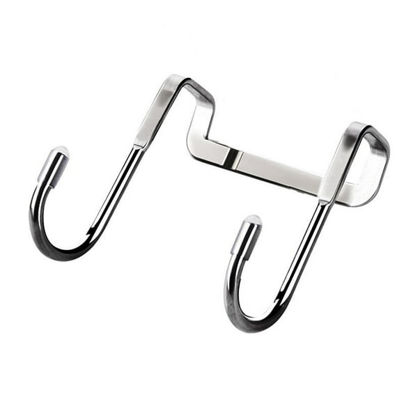 Clearance! beishanbush Hooks for Hanging Punch Over The Door Door Hanger Punching No Stainless Clothes Rack for Home One Size Silver