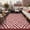 Red & White, variant on DEORAB Outdoor Rugs Waterproof Plastic Straw Mat 6'x9' Reversible for RV Patio Deck Beach Black & Brown