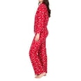 thumbnail image 2 of Blis Women's and Women's Plus Sleep Long Sleeve Pajama Pant Set, 2 of 3