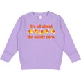 thumbnail image 2 of Inktastic All About the Candy Corn Toddler Sweatshirt, 2 of 4