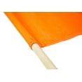 thumbnail image 5 of (4 Pack) Vinyl Mesh Flag with Wooden Dowel 18" x 18" - Orange, 5 of 6