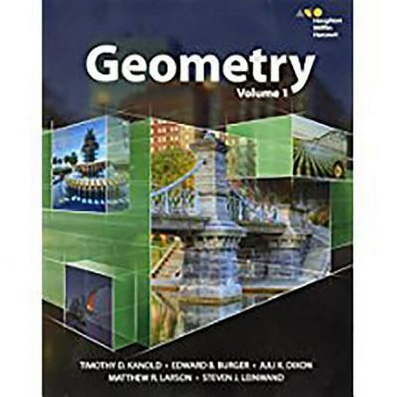 HMH Geometry, HMH Geometry Interactive Student Edition Volume 1