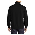 thumbnail image 2 of Yellow Rooster Men's 1/4 Zip Sweatshirt Black 4XL, 2 of 8