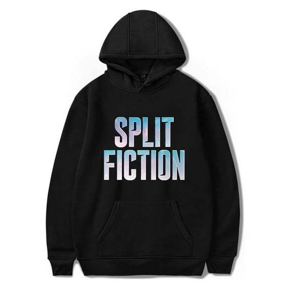 Split Fiction Hoodies with popular patterns, men's and women's casual long sleeved hooded sportswear, street wear