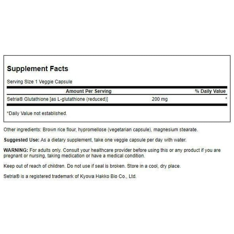 glutathione how much mg per day Glutathione 500 mg Plus – 21st Century Vitamins – 21st Century Vitamins main image 1