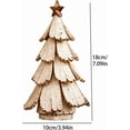 thumbnail image 7 of ARVOV Vintage Lighted Christmas Tree Figurine, Mini Tabletop Centerpiece, Glowing LED Lights, Festive Holiday Decor, Nostalgic Winter Pines Gift for Women,Men's, Indoor Home Keepsake, 7 of 7
