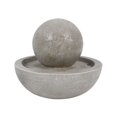 thumbnail image 4 of 12''D Outdoor Resin Tan Tabletop Fountain, 4 of 9