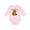 AD-Pink, variant on Snappy but Sweet Cute Alligator Boys or Girls Long Sleeve Baby Bodysuit