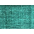 thumbnail image 1 of Ahgly Company Indoor Rectangle Oriental Turquoise Blue Industrial Area Rugs, 2' x 3', 1 of 4